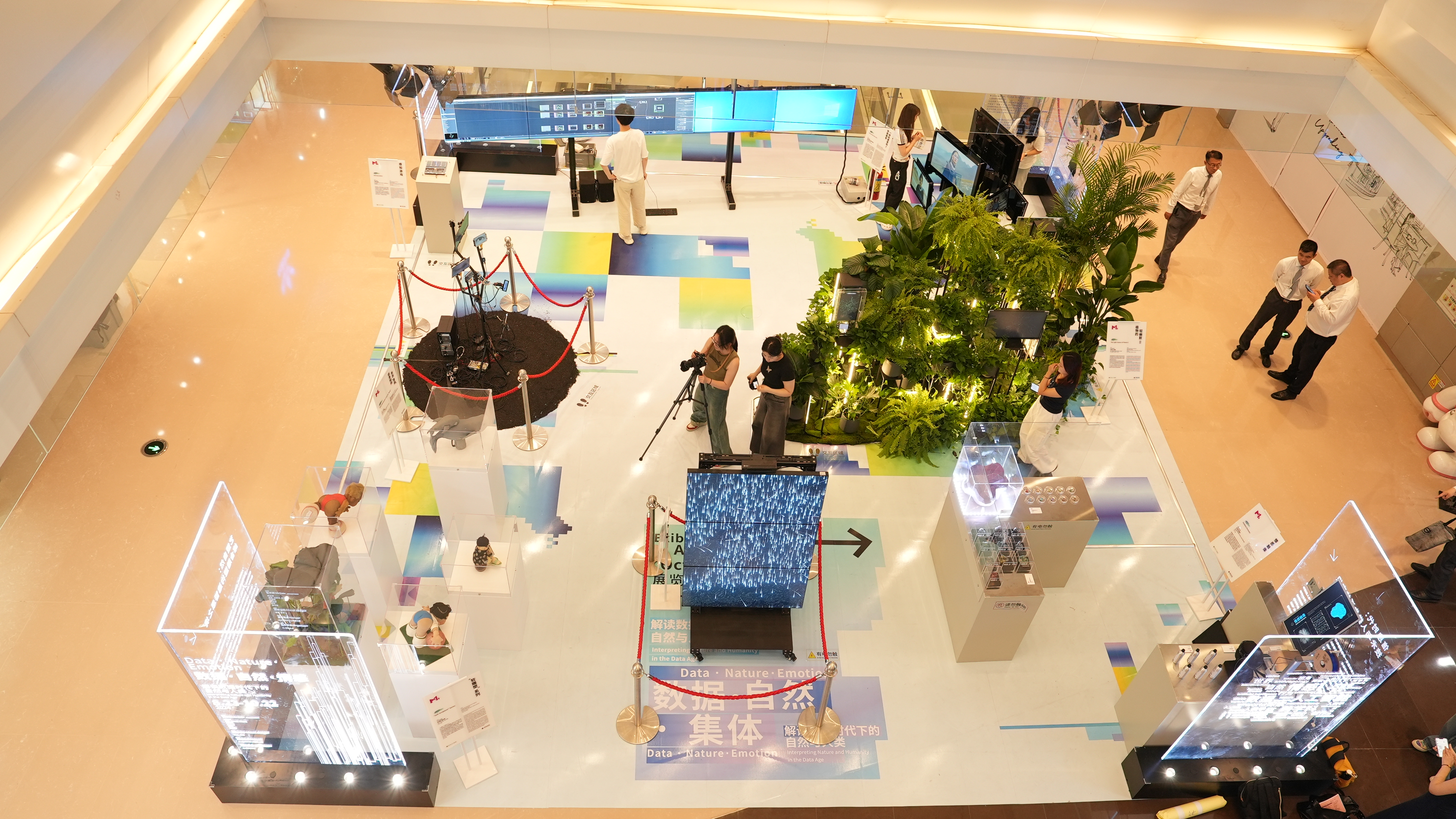 Exhibition setup — overview