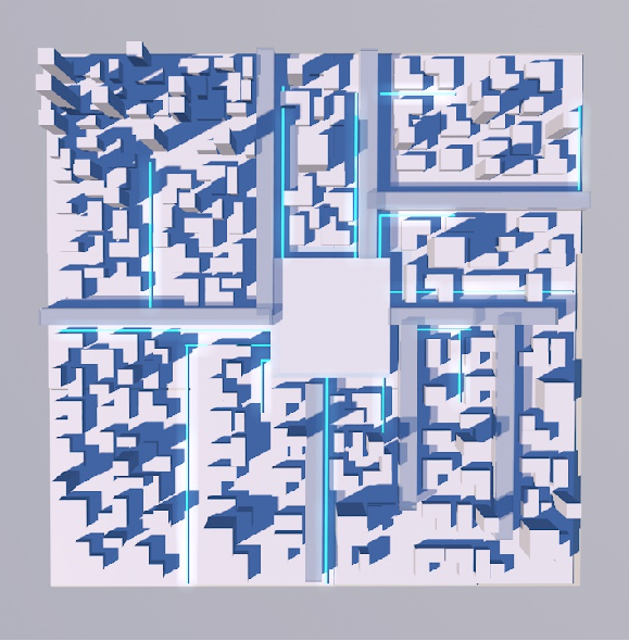 Process — block massing